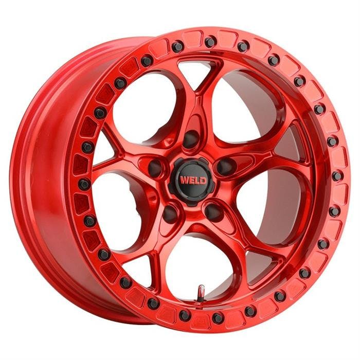Weld Racing W90679075362 17x9 Ledge Beadlock Wheel, 5x127, Red
