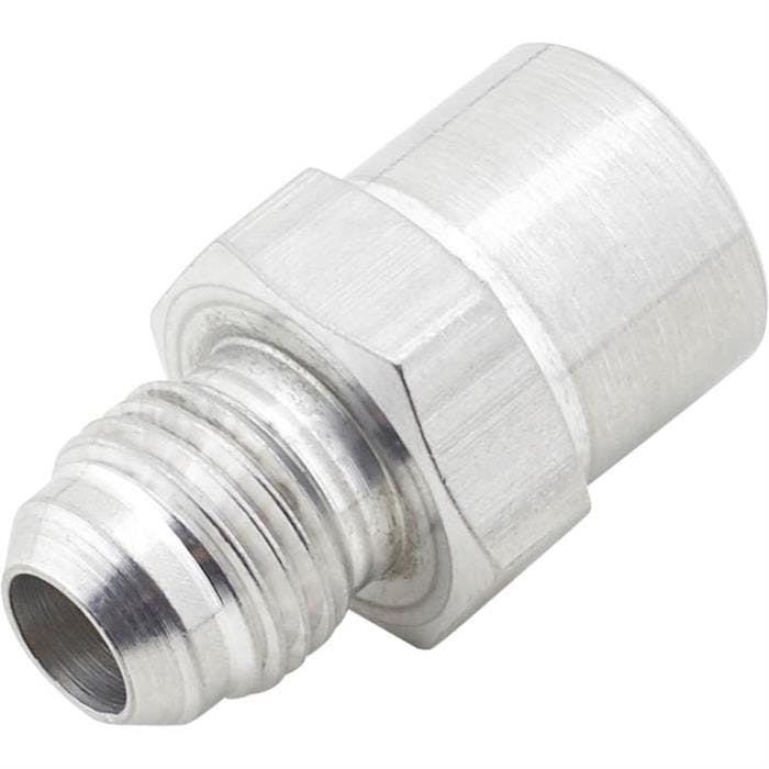 ICT BILLET F06ANFM1415 Return Fuel Line Fitting, 6AN to M14-1.5