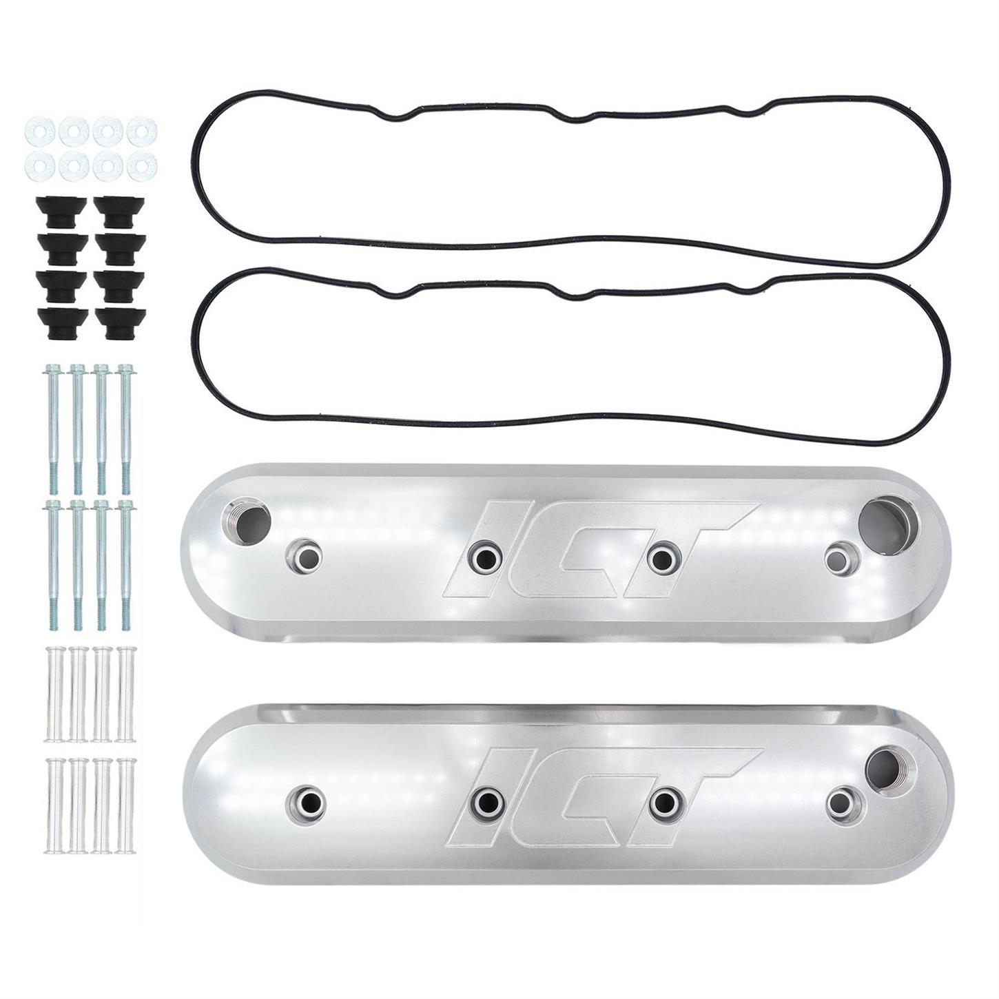 ICT Billet 551713-LS01 LS Billet Aluminum Valve Cover Set