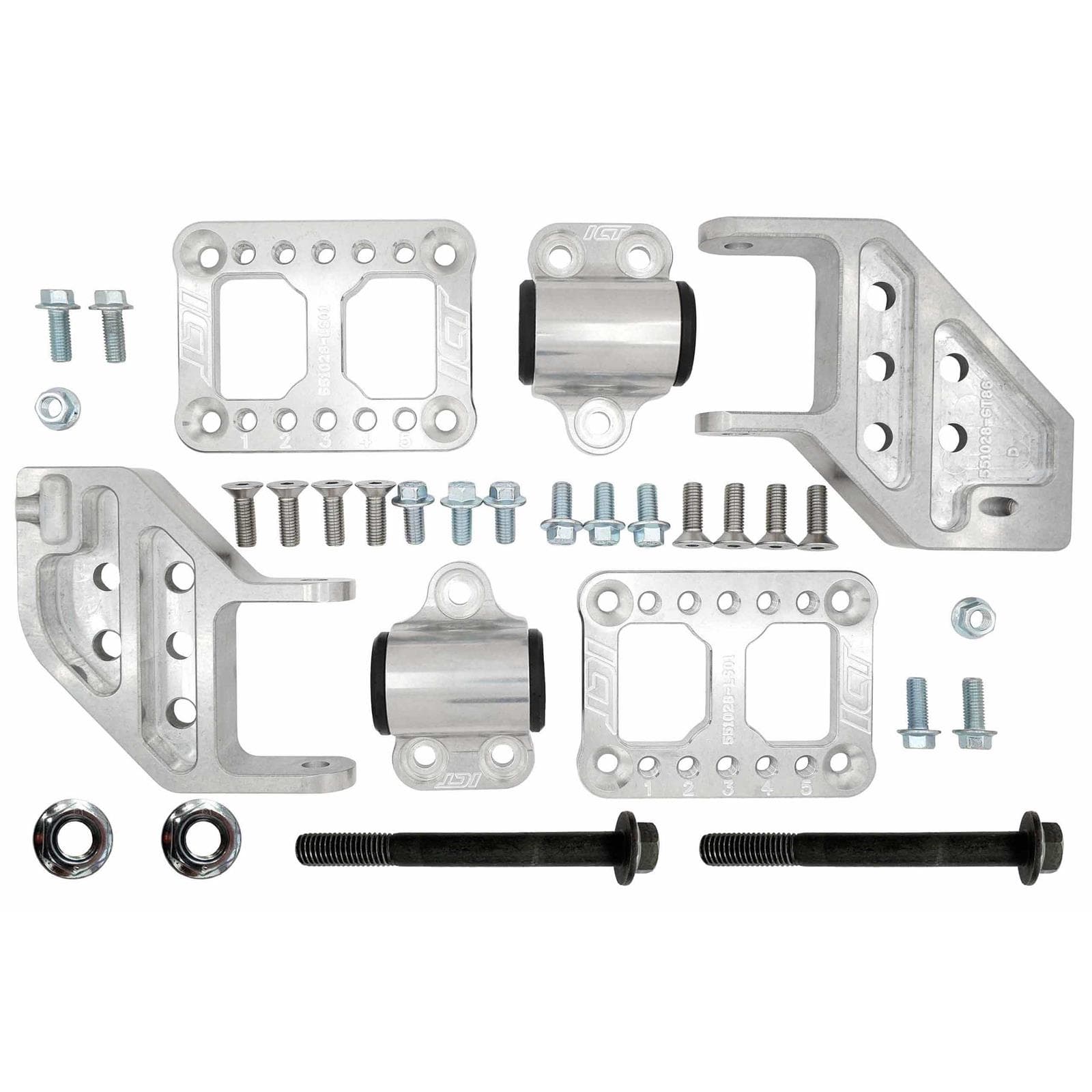 ICT Billet 551028-GT86 Billet LS Swap Engine Mounts Kit