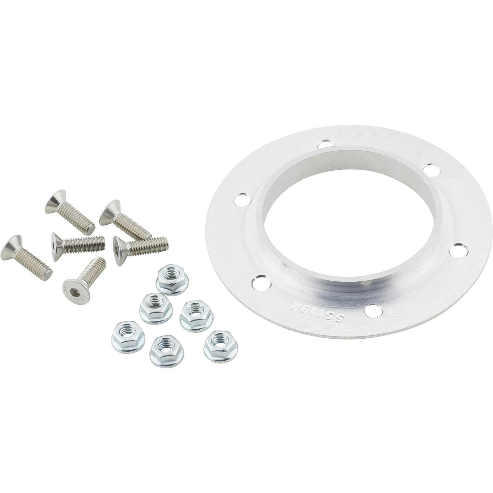 ICT BILLET 551192 Exhaust Pipe Fender Exit Flange, Billet, 2.5 In