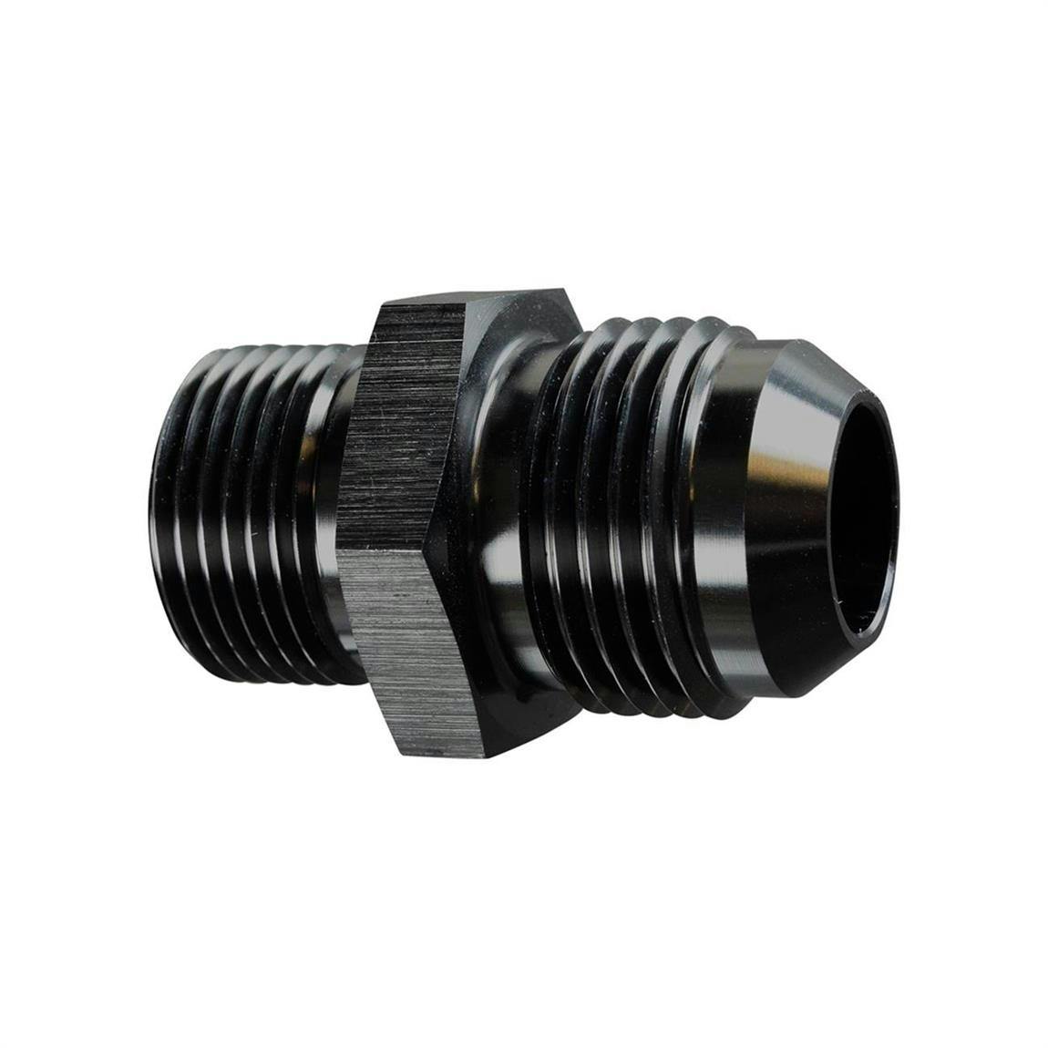 ICT BILLET 551208 LS Truck Turbo Oil Drain Pan Adapter, AN10