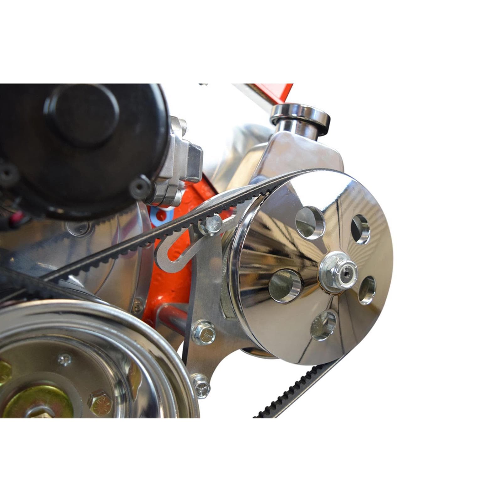 ICT Billet 551360 SBC P/S Pump Bracket for Electric Water Pump