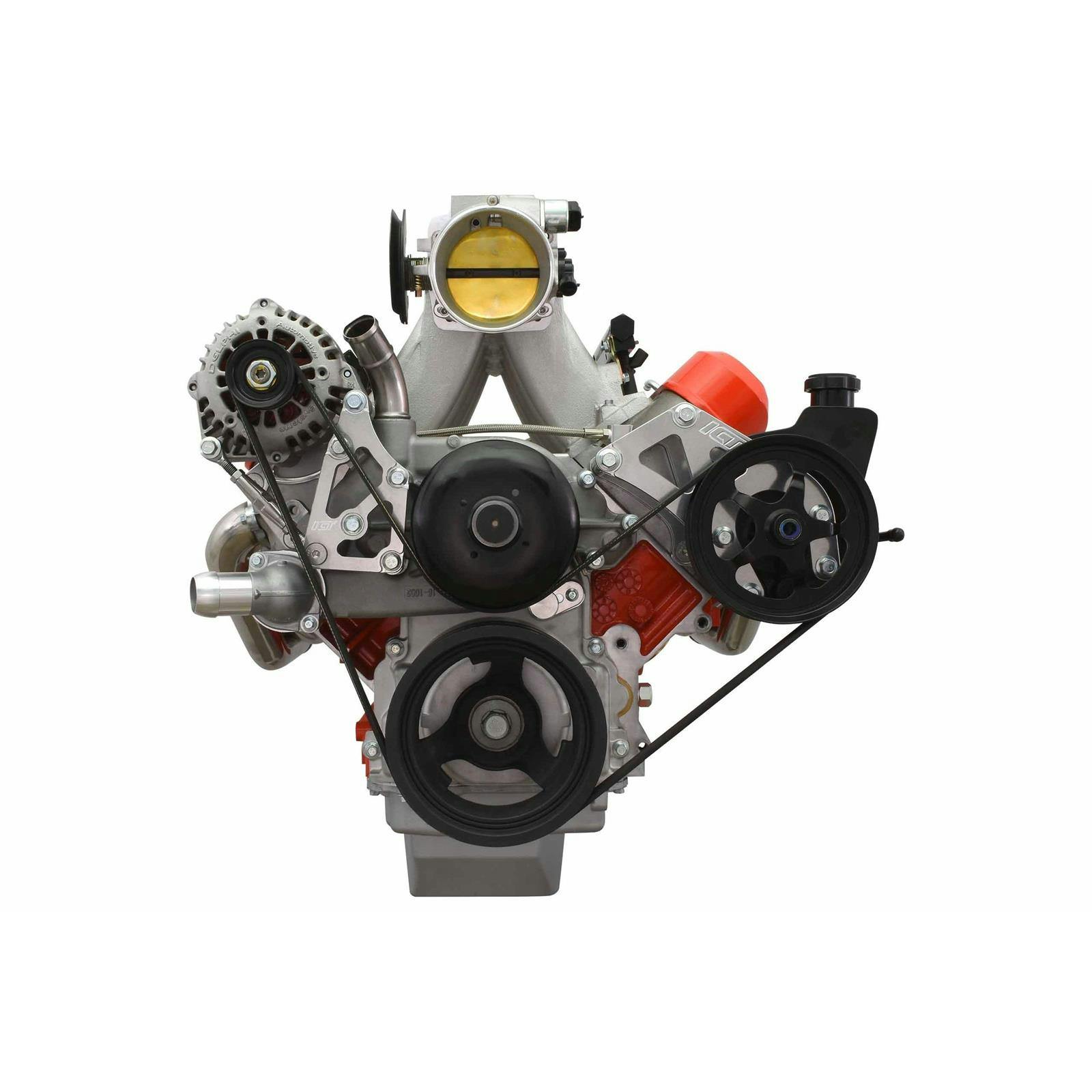 ICT BILLET 551396LS0-3 LS Truck P/S Pump and Alt Relocation Kit