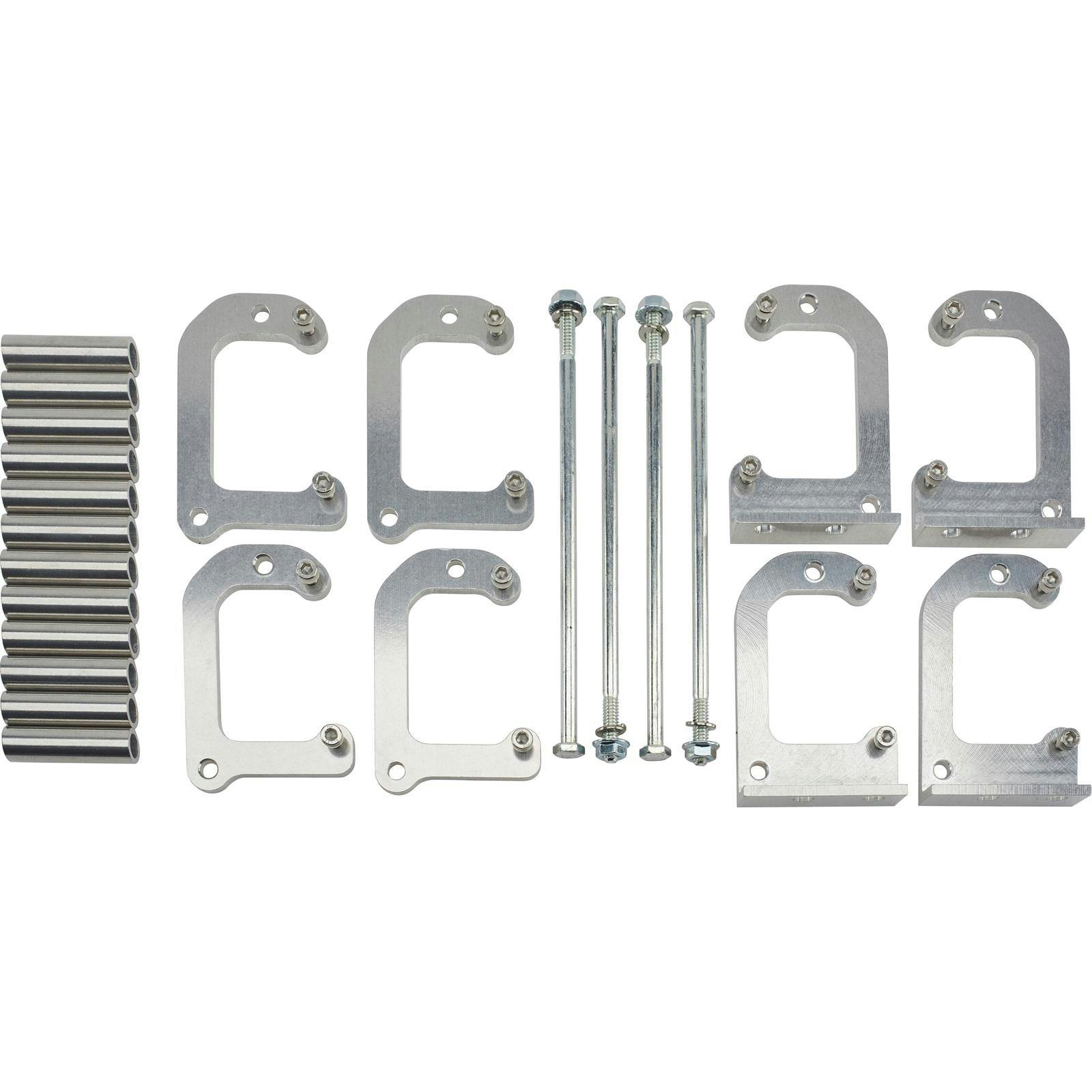 ICT Billet 551562 LS Relocation Coil Mount Brackets