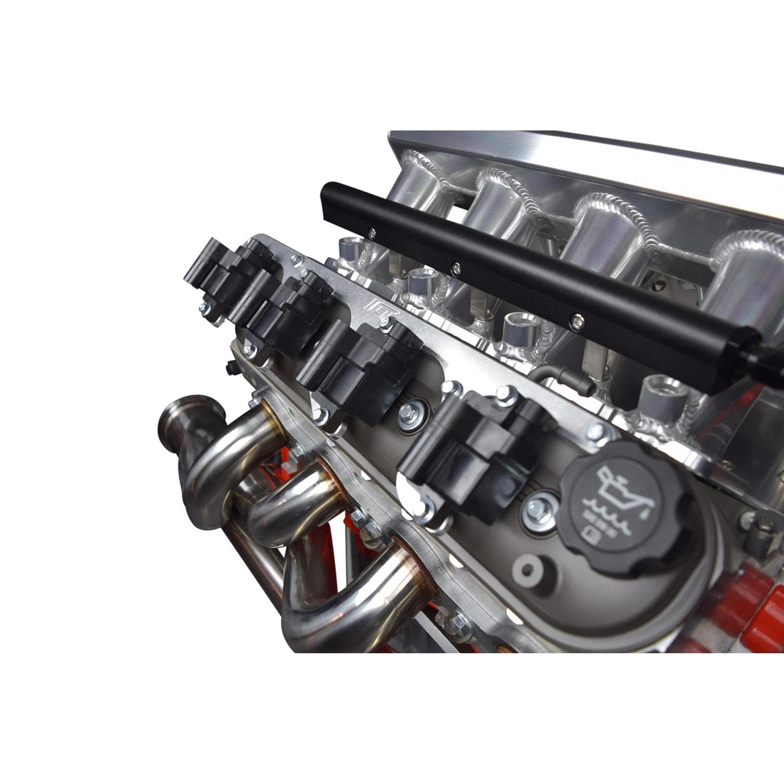 ICT Billet 551654 LS D581 Square Coil Bracket Set