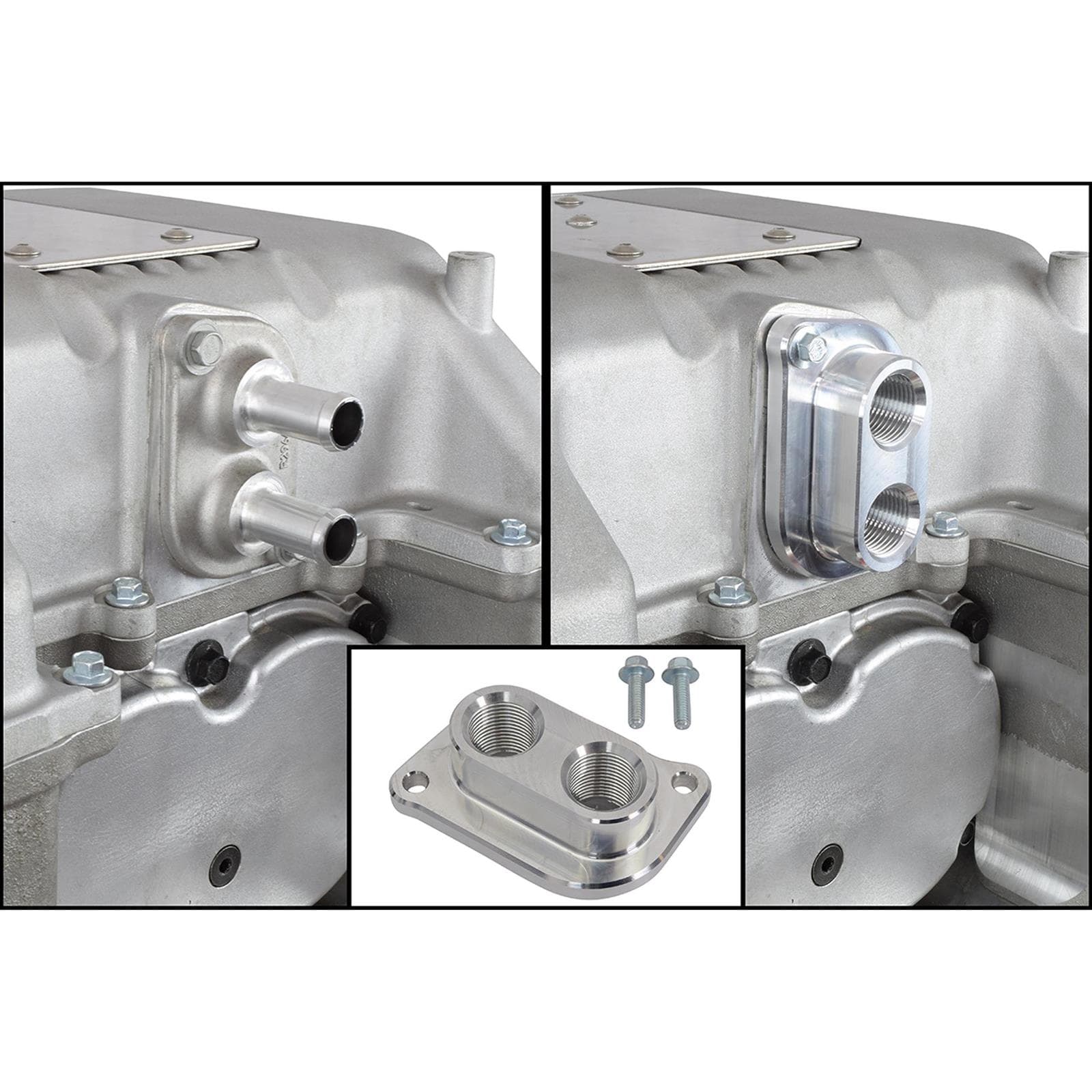 ICT Billet 551701 CTS-V LSA -10 ORB Heater Exchanger Manifold