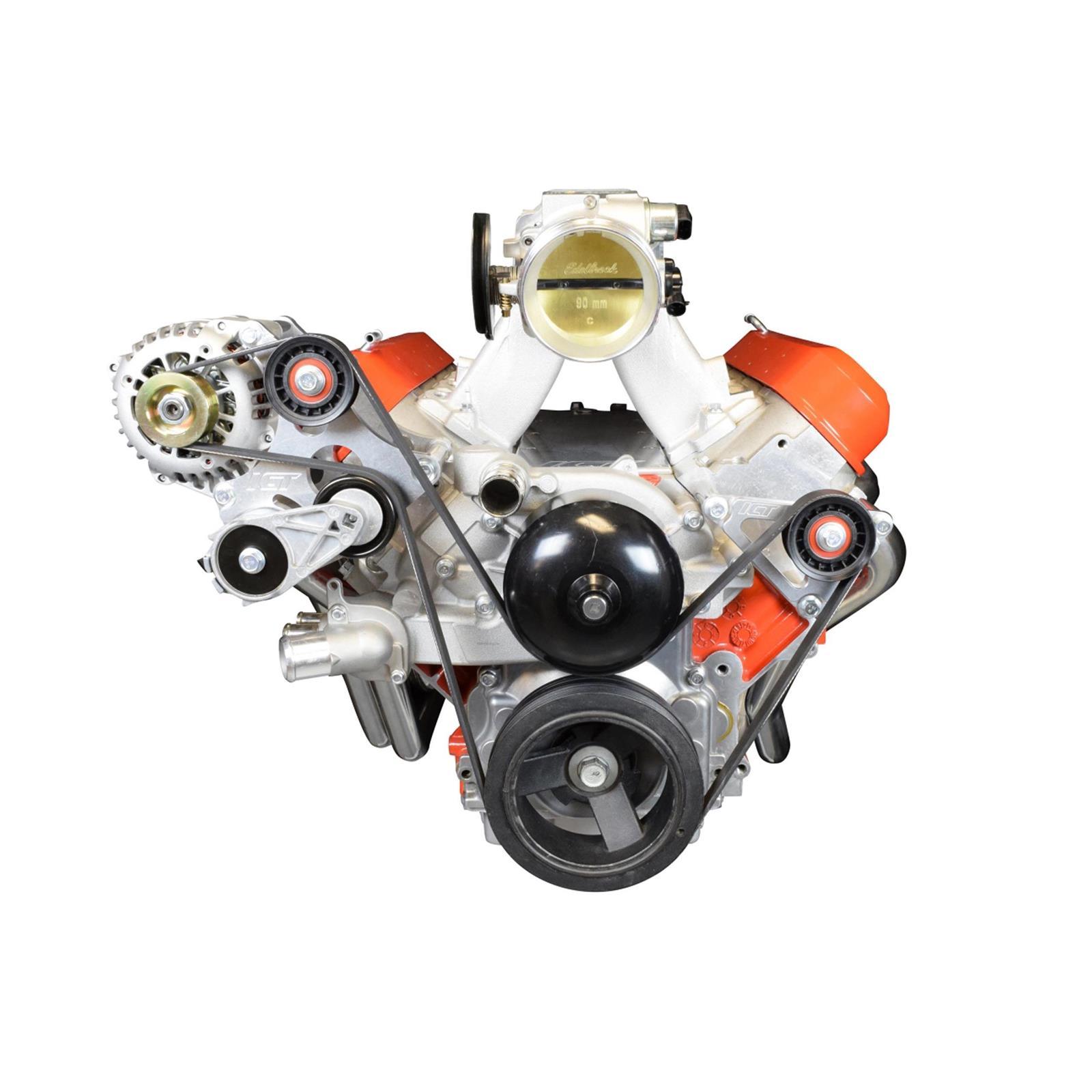 ICT Billet 551776-2 LS Idler Pulley Mount Bracket P/S Delete