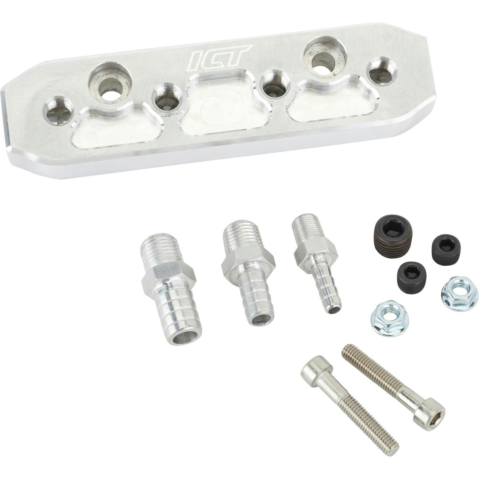 ICT BILLET 551855-VB001 6-Port Vacuum Boost Distribution Block