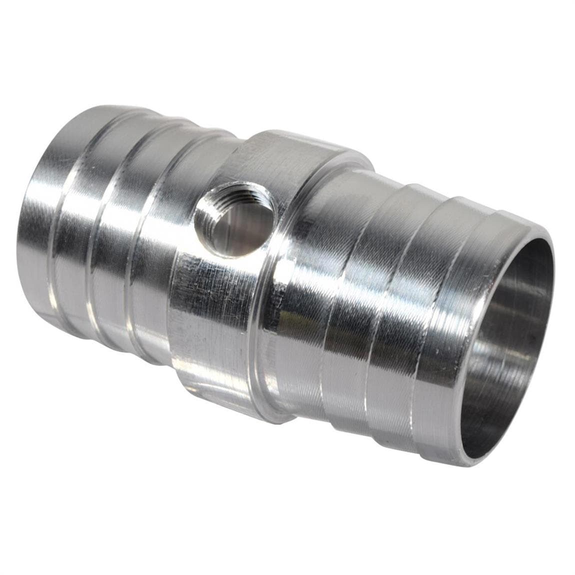 ICT Billet AN627-20X125 Hose Barb Coupler W/ 1/8in Side Port