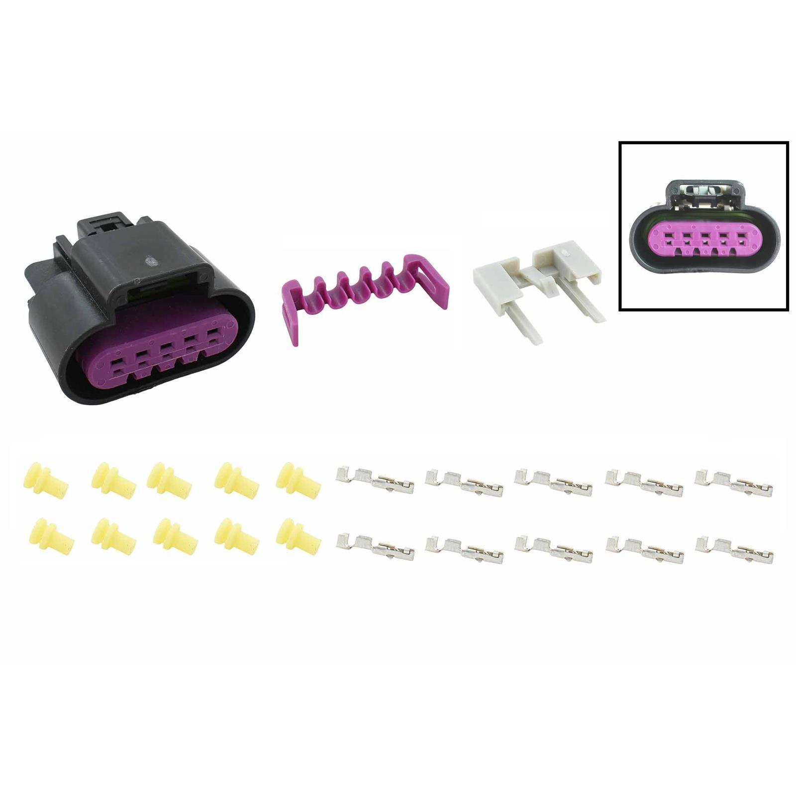 ICT Billet WCMAF40 LS Gen 4, 5-Wire Mass Air Flow Connector Kit