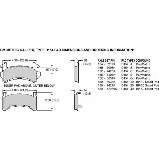 Wilwood 120-11870-P D154 Single Piston Floater Caliper, Polished