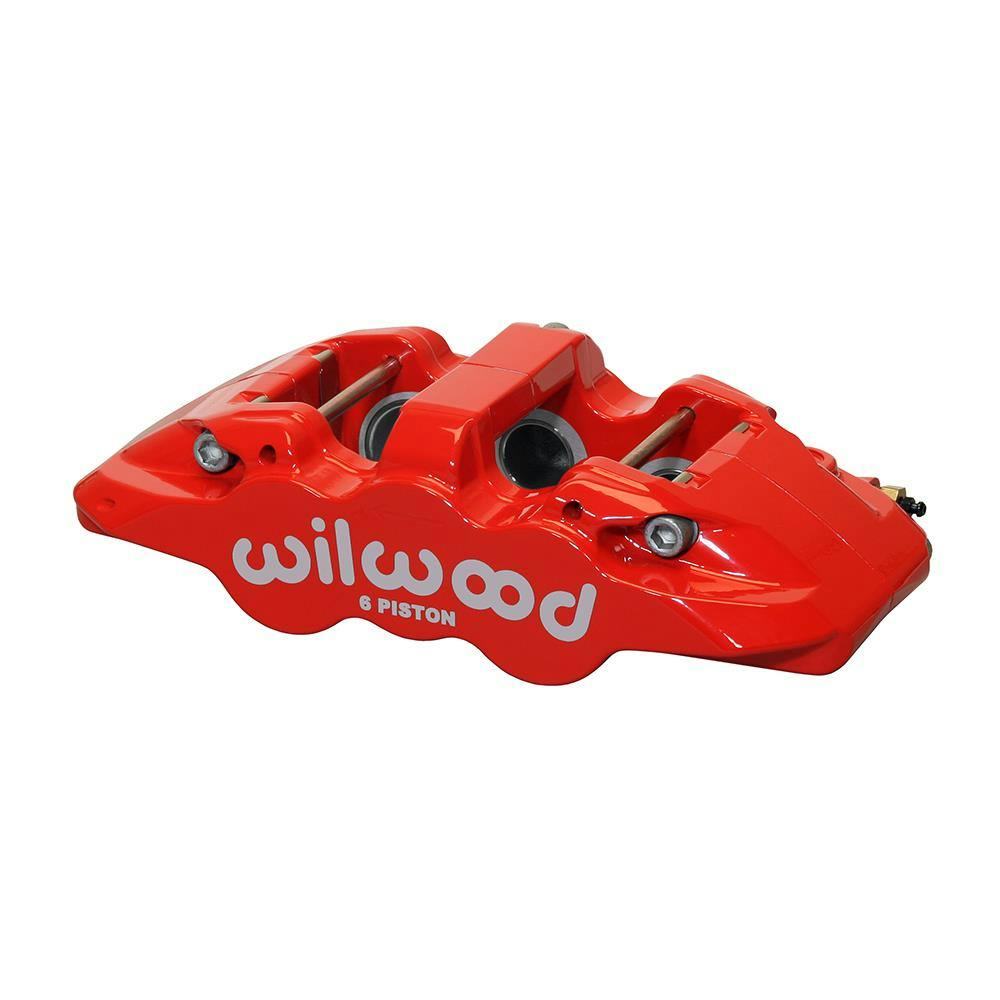 Wilwood 120-13290-RD AERO6 Radial Mount LH Caliper, Red