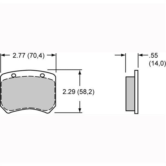 Wilwood 120-14375 Caliper, 1-3/4 Inch Bore, 3/8 Inch Rotor