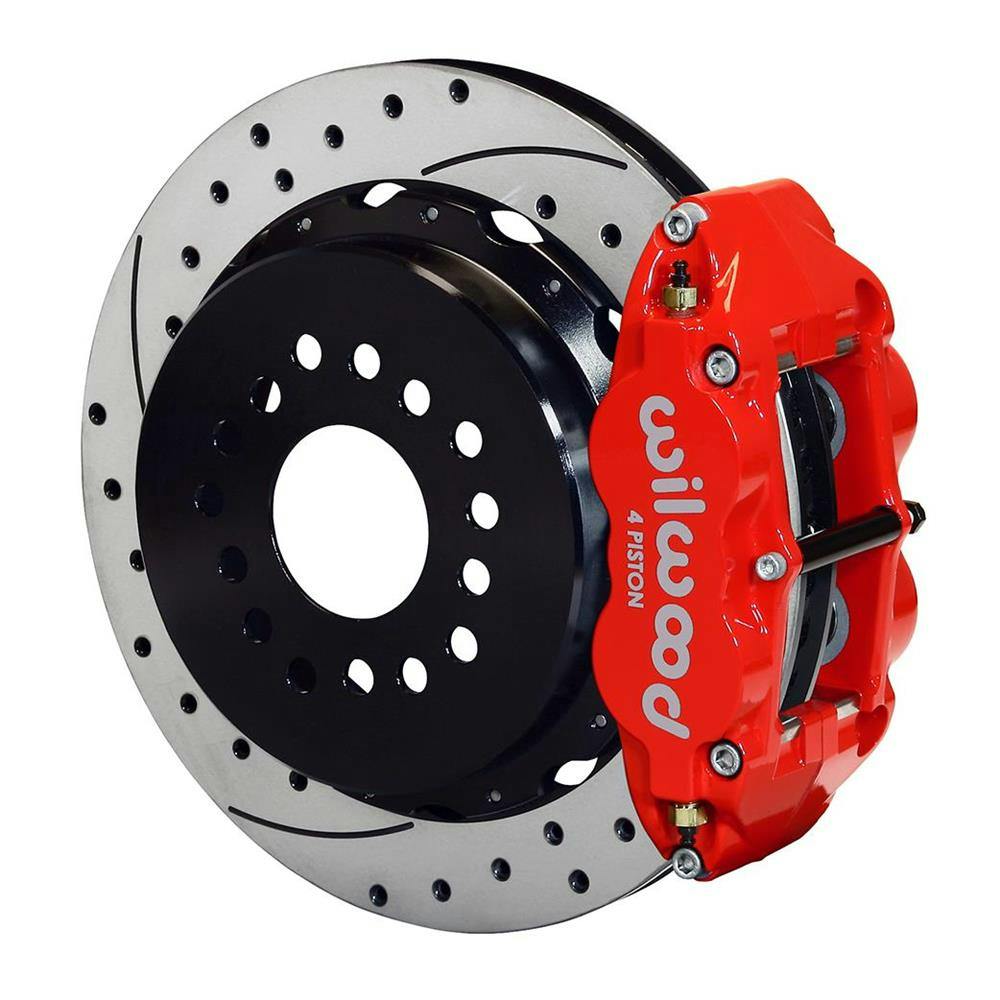 Wilwood 140-10012-DR FNSL4R 14 Inch Rear Parking Brake Kit, Big Ford