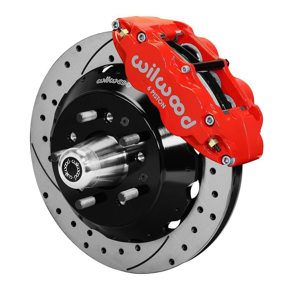 Wilwood 140-10284-DR FNSL6R 14 Front Disc Brake Kit, 57-70 GM Fullsize