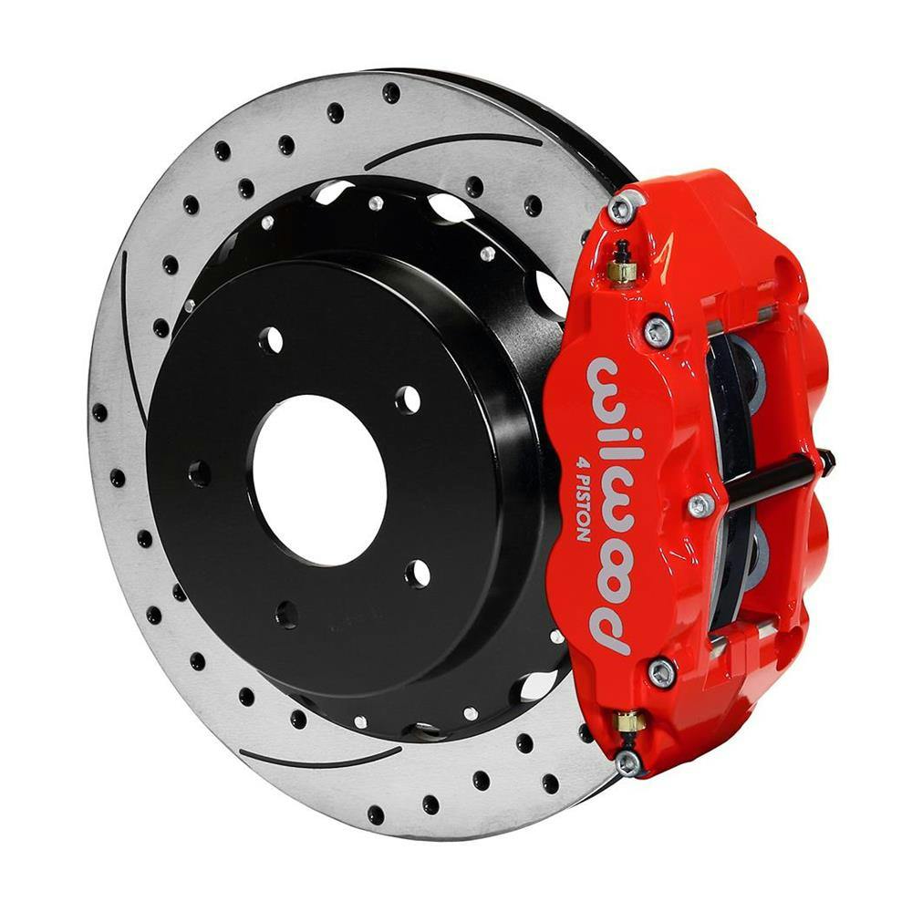 Wilwood 140-10472-DR Superlite 4R Big Rear Brake Kit, OE E-Brake
