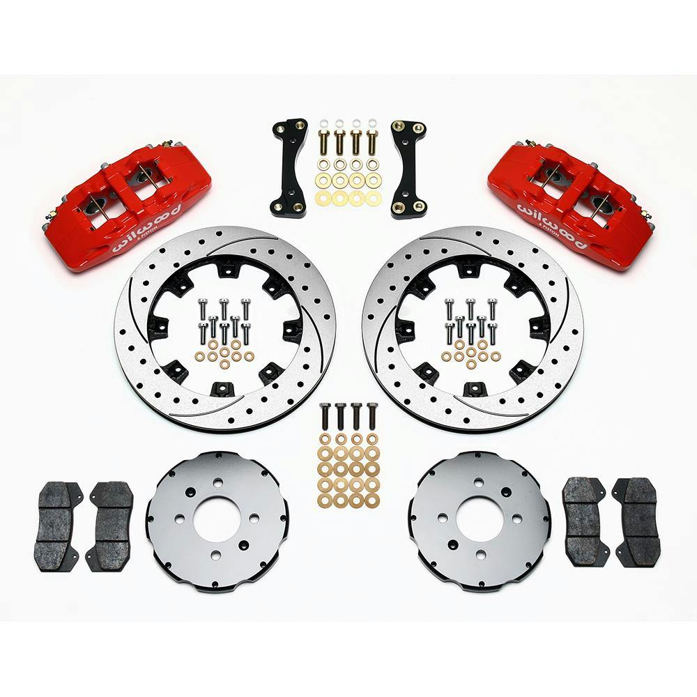 Wilwood 140-10736-DR DP6 12.19 Inch Front Disc Brake Kit, 88-00 Civic