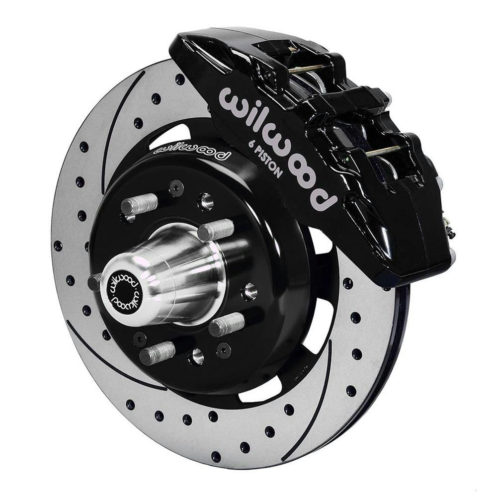 Wilwood 140-10737-D DP6 12.19 Inch Front Disc Brake Kit, 1955-57 Chevy