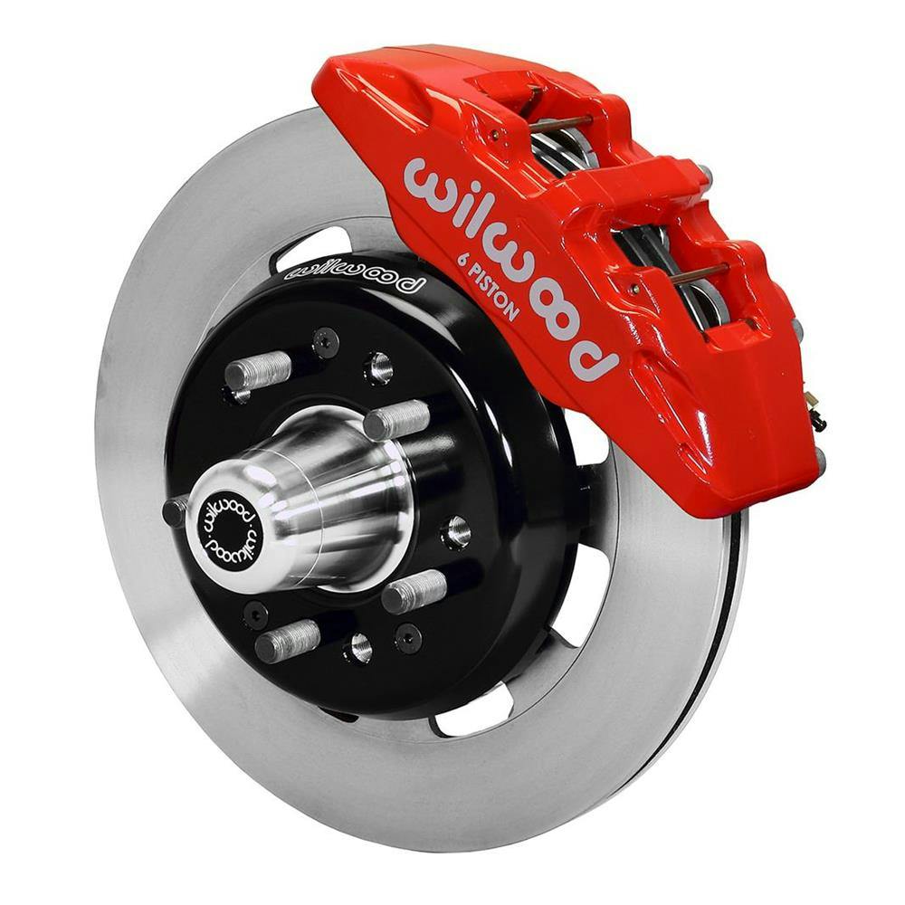 Wilwood 140-10737-R DP6 12.19 Inch Front Disc Brake Kit, 1955-57 Chevy