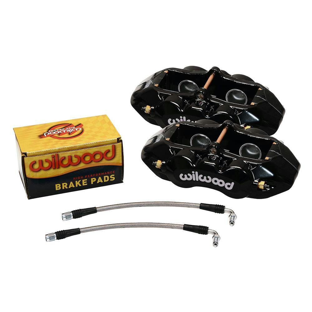 Wilwood 140-10790-BK D8-4 Rear Caliper Kit, 1965-82 Corvette C2/C3