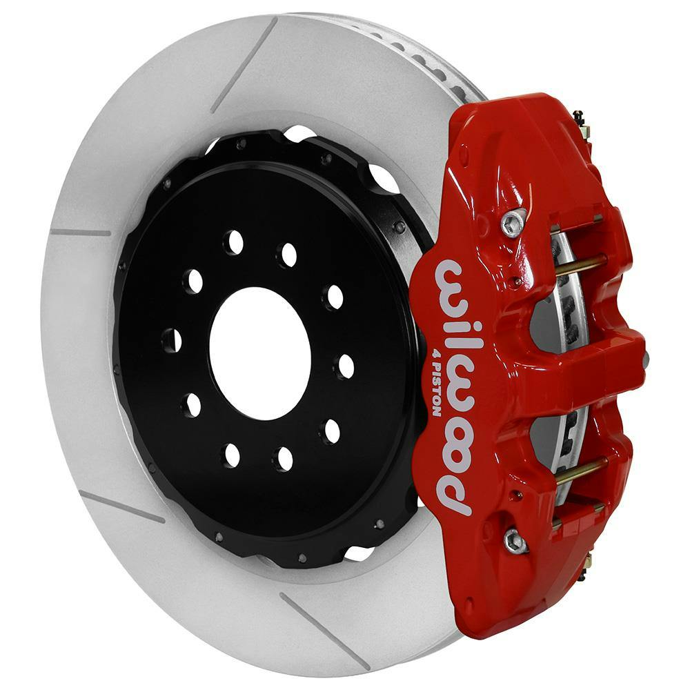 Wilwood 140-11119-R AERO4 Big Rear Brake Kit For OE E-Brake