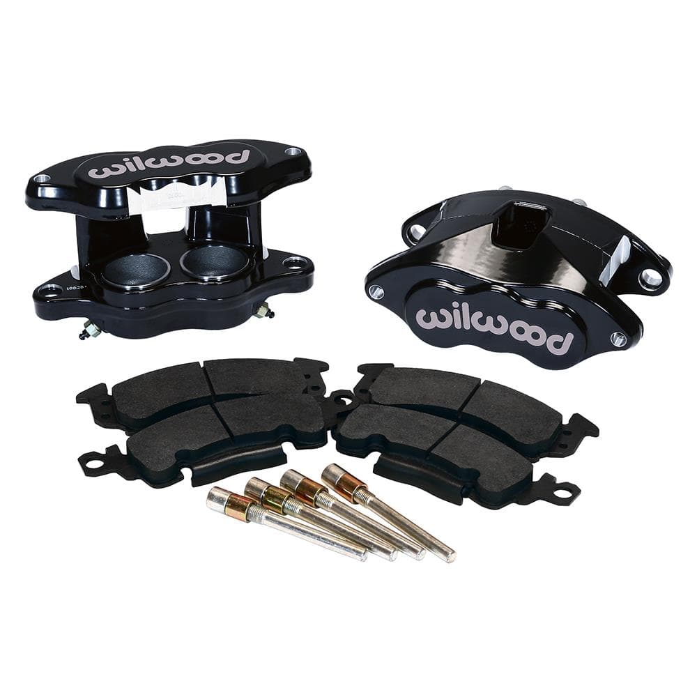 Wilwood 140-11290-BK D52 Front Caliper Kit, 2 In Piston, 1.28 In Rotor