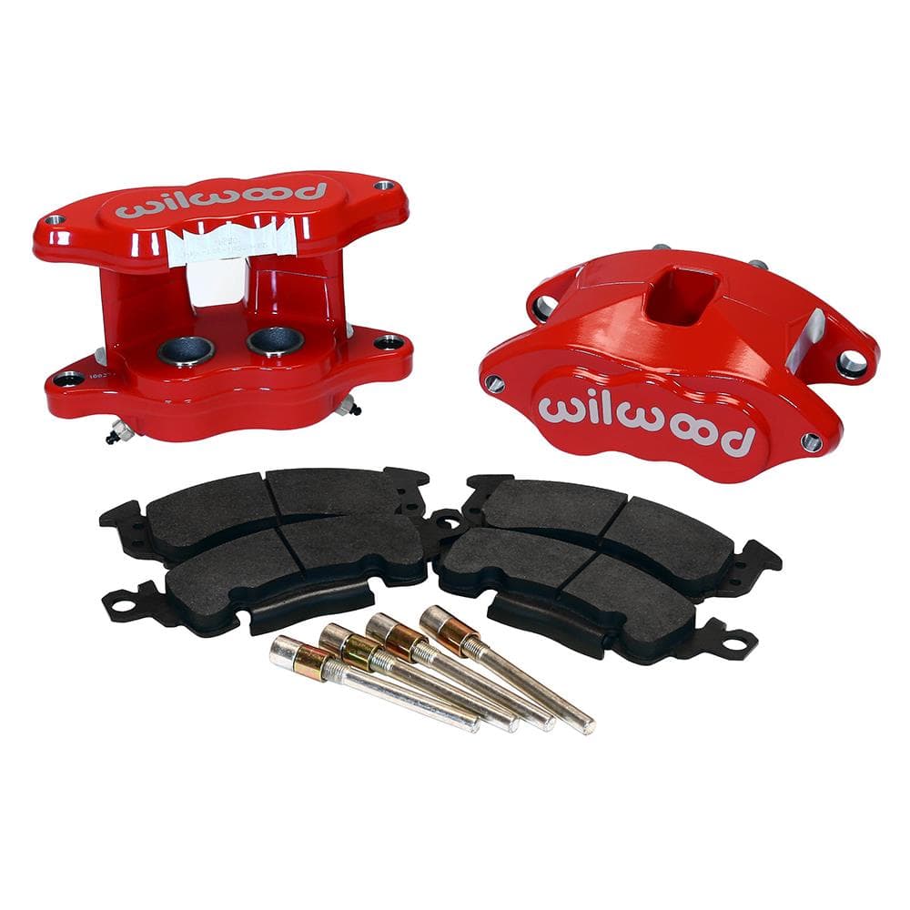 Wilwood 140-11293-R D52 Rear Caliper Kit, Red Powder Coat