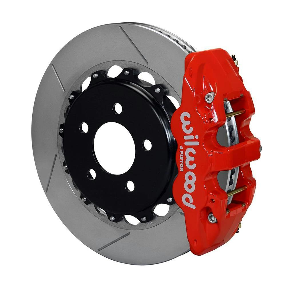 Wilwood 140-11765-R AERO4 Big Rear Brake Kit For OE E-Brake