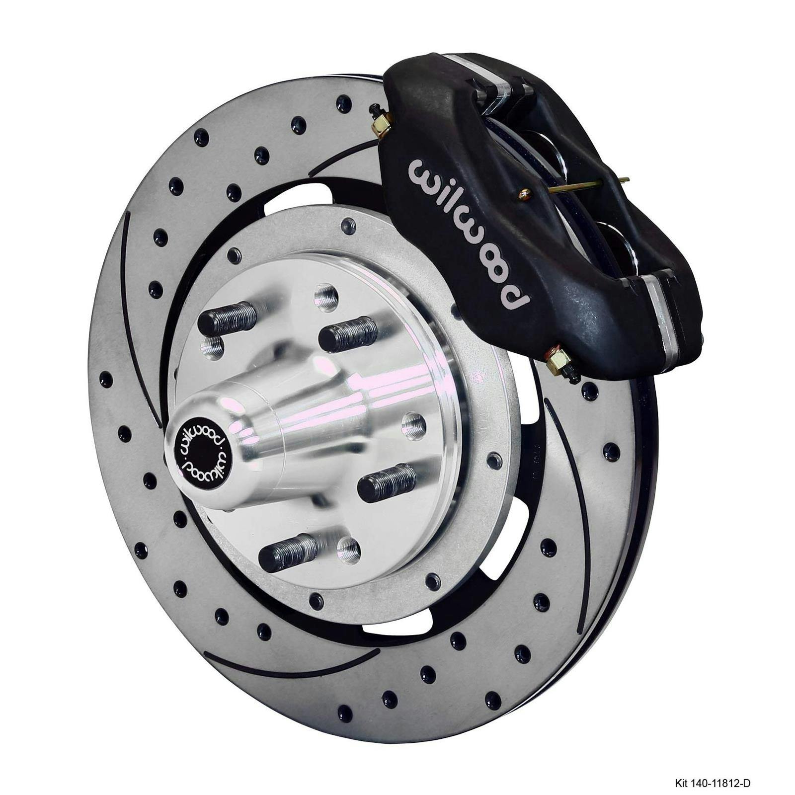 Wilwood 140-11812-D FDLI Front Brake Kit, 1949-54 Chevy/53-62 Corvette