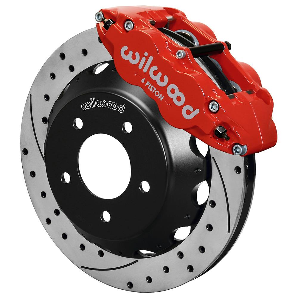 Wilwood 140-11918-DR FNSL6R Front Disc Brake Kit, 1985-87 Corvette C4