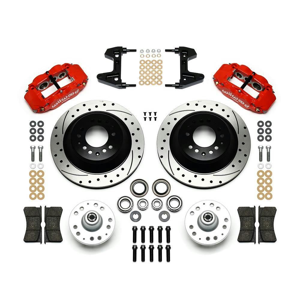 Wilwood 140-12275-DR FNSL6R Front Brake Kit, 1974-80 Pinto/Mustang II