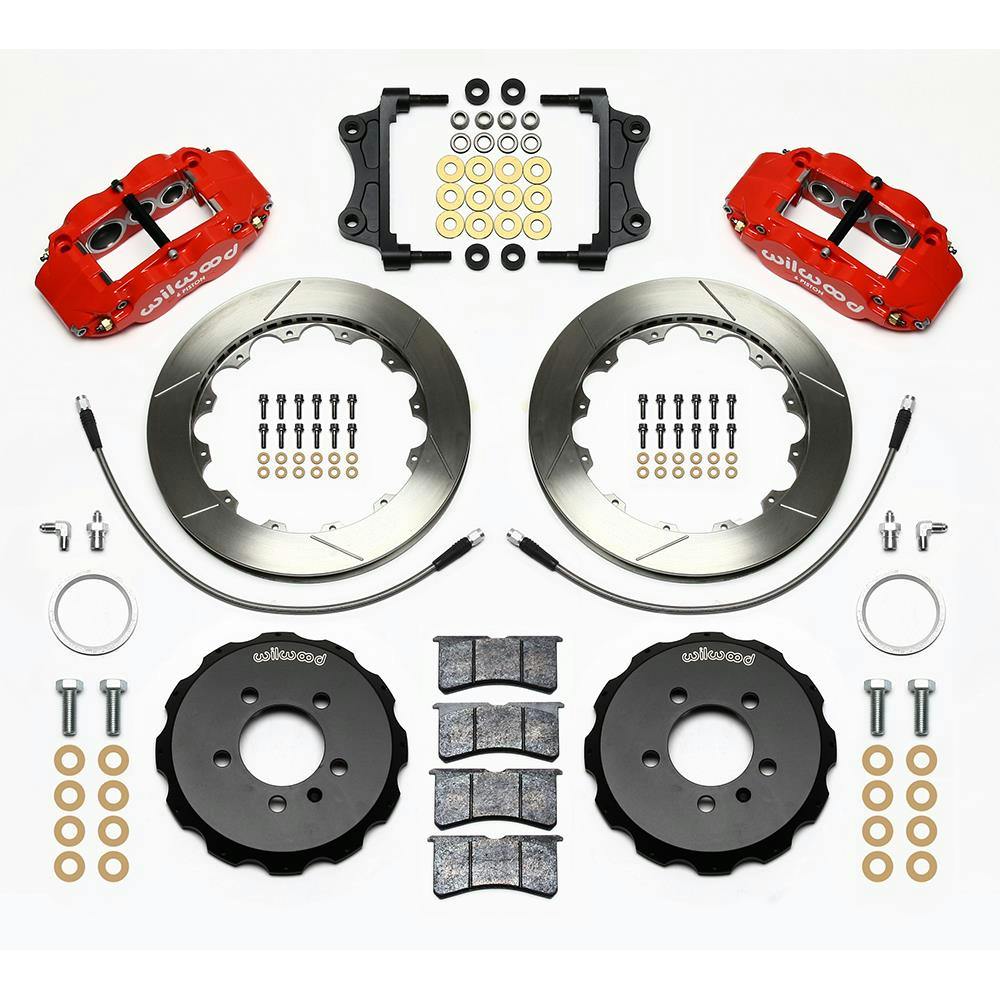 Wilwood 140-12789-R Audi/Volkswagen Big Front Brake Kit