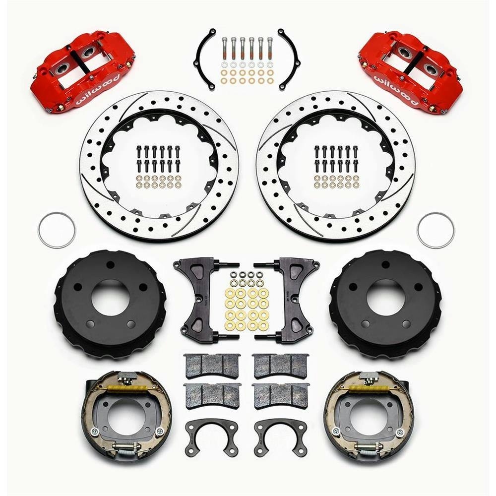 Wilwood 140-13321-DR Superlite 4R Big Rear E-Brake Kit