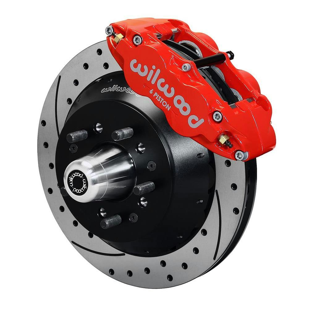 Wilwood 140-13655-DR FNSL6R Front Brake Kit, 57-68 Ford/Mercury/Edsel
