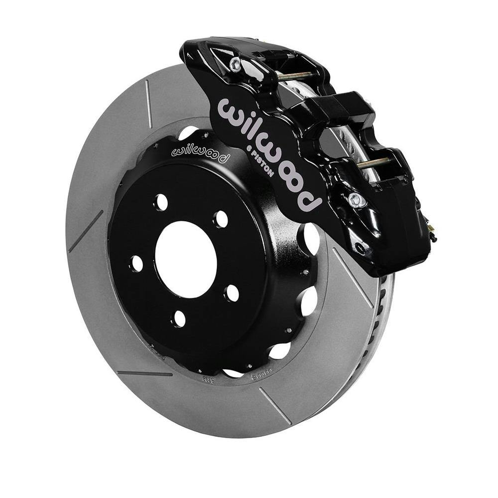 Wilwood 140-13886 AERO6 Big Front Brake Kit, Black Caliper