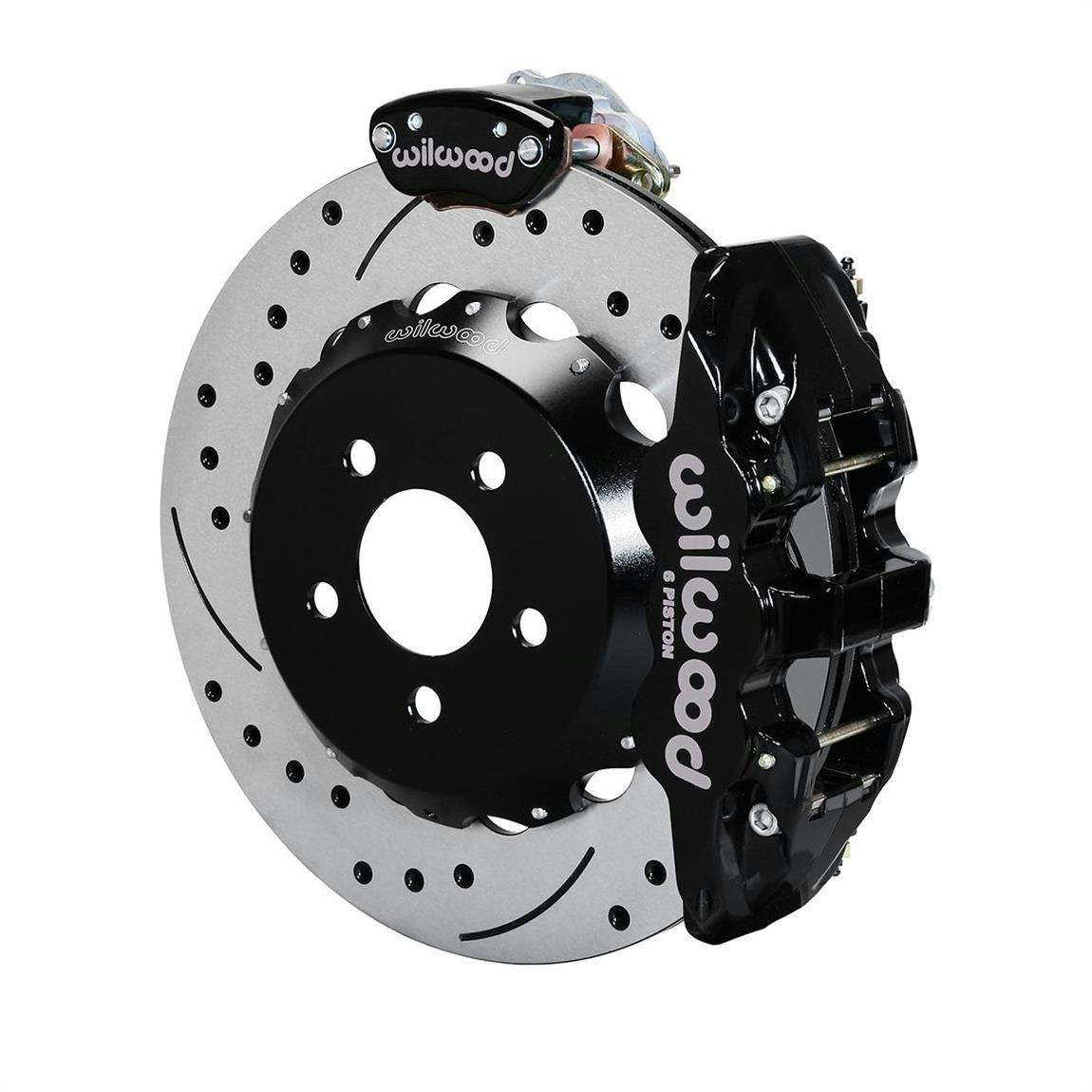 Wilwood 140-13888-D AERO4-MC4 Big Brake Rear E-Brake Kit