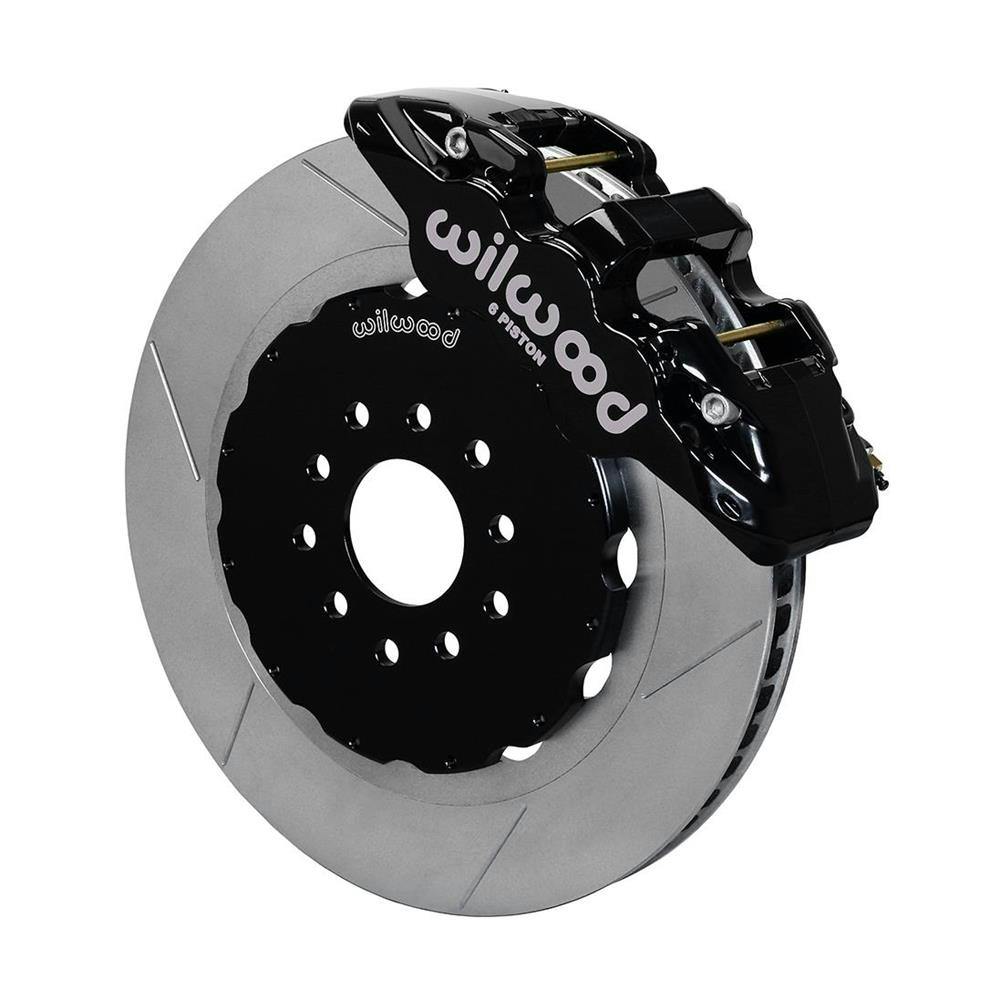 Wilwood 140-13903 AERO6 Big Front Brake Kit, Black Caliper