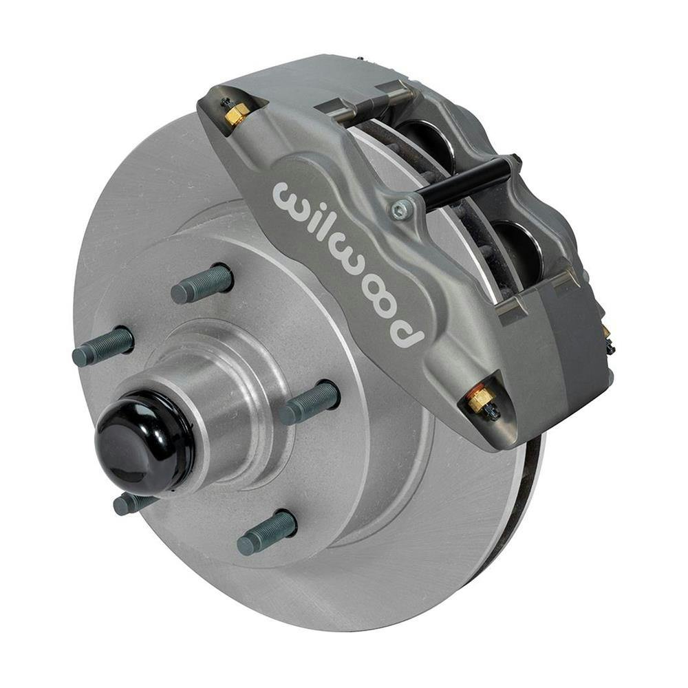 Wilwood 140-14190 Forged Superlite 4 Front Brake Kit, Black Anodized