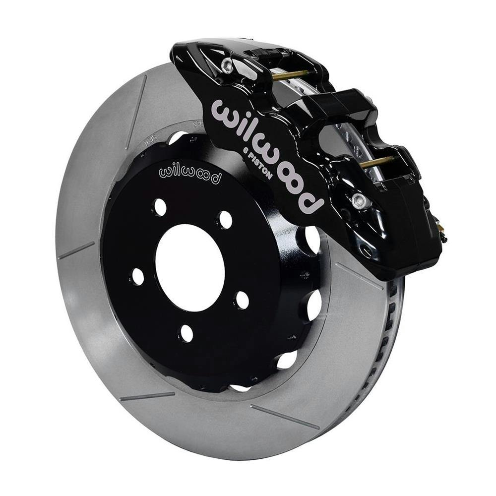 Wilwood 140-14289 AERO6 Big Front Brake Kit, Black Caliper