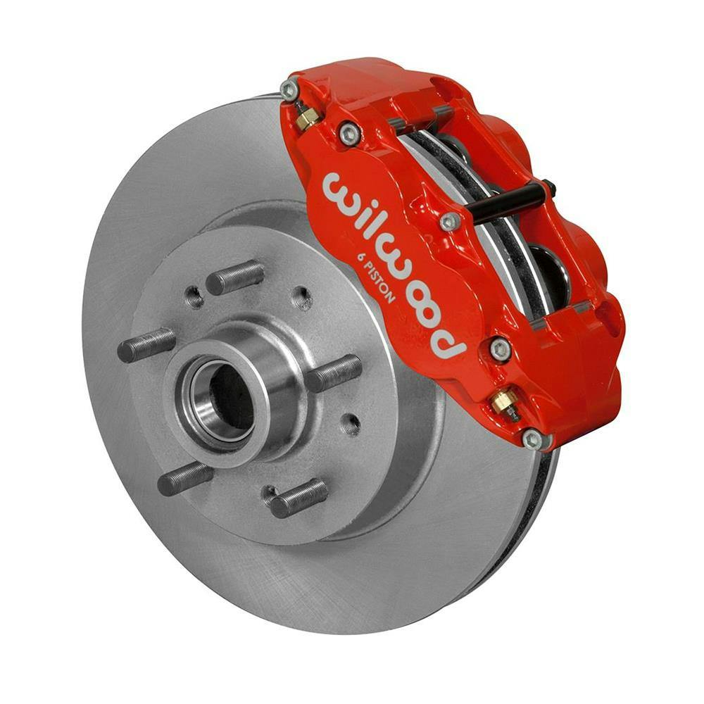 Wilwood 140-14474-R Superlite 6R Front Brake Kit,Red,64-70 GM C10