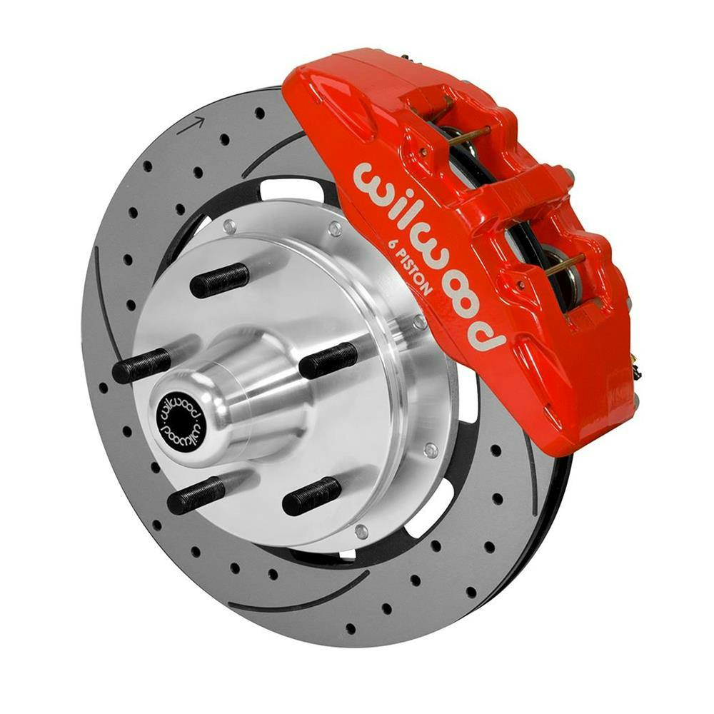 Wilwood 140-14533-DR Art Morrison 6 Big Front Brake Kit, 5X5