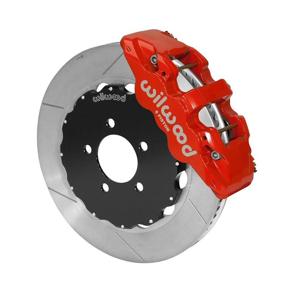 Wilwood 140-14682-R AERO6 Big Brake Front Brake Kit, Radial, Red
