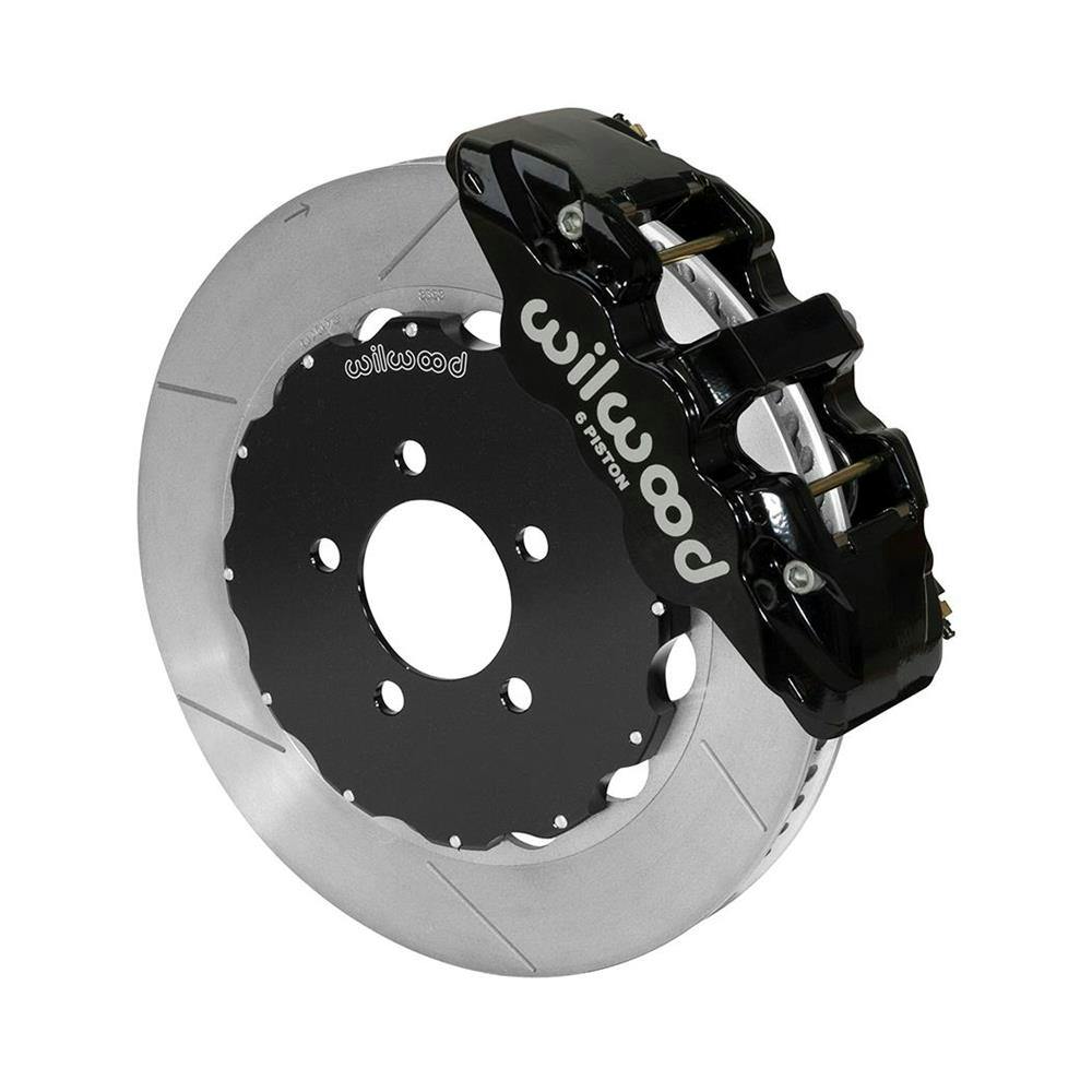 Wilwood 140-14682 AERO6 Big Brake Front Brake Kit, Radial, Black