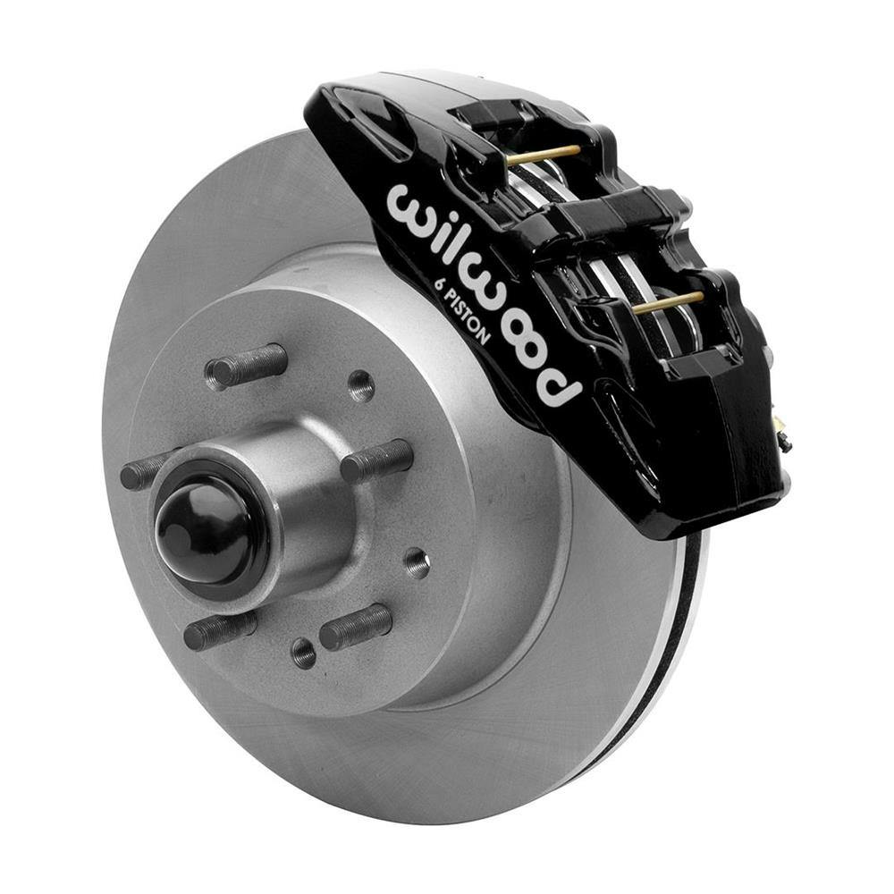 Wilwood 140-14974 Classic Series Dynapro 6 Front Brake Kit, Black