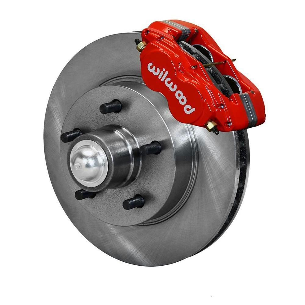 Wilwood 140-15162-R Classic Series Front Dynalite Brake Kit, Red