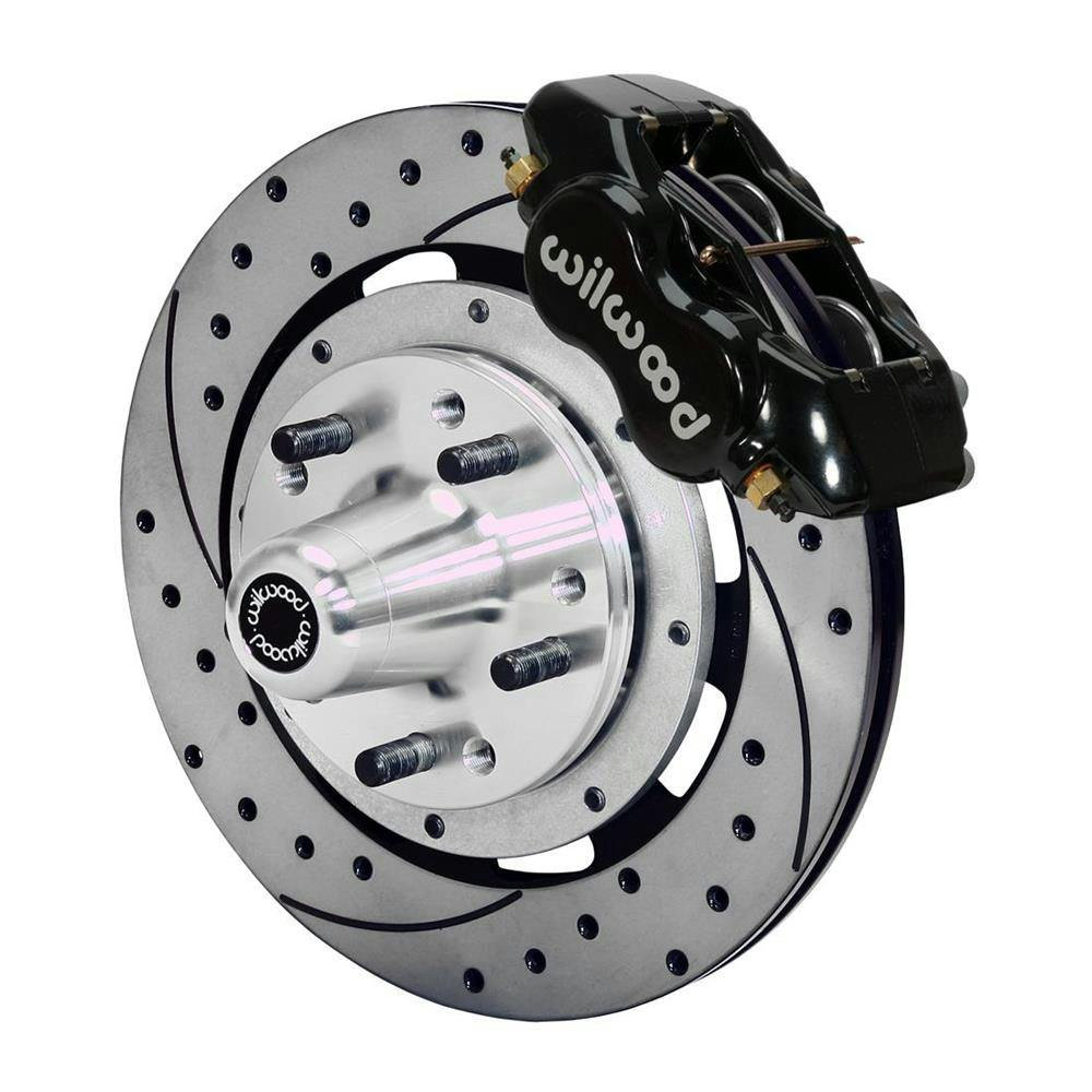 Wilwood 140-15197-D Forged Dynalite Big Brake Front Brake Kit, Black