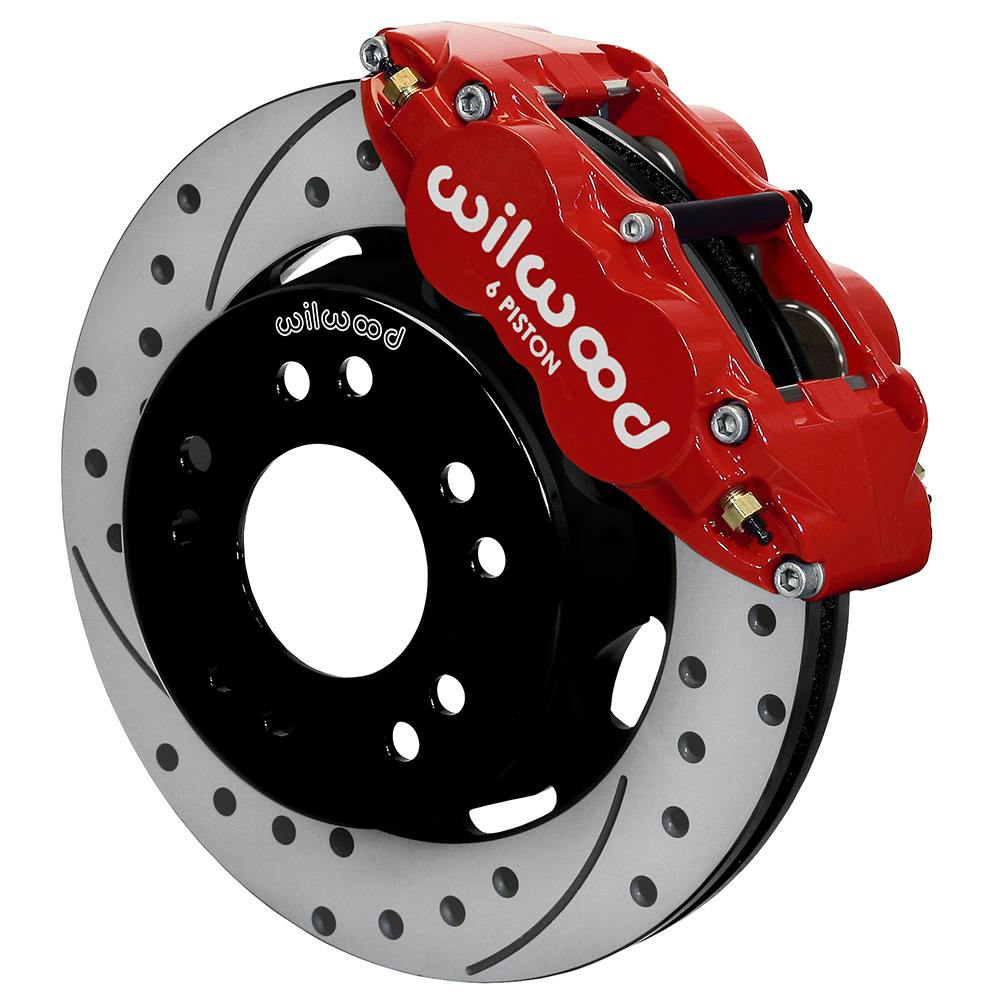 Wilwood 140-15302-DR Superlite 6R Front Brake Kit, C10/15 Drilled