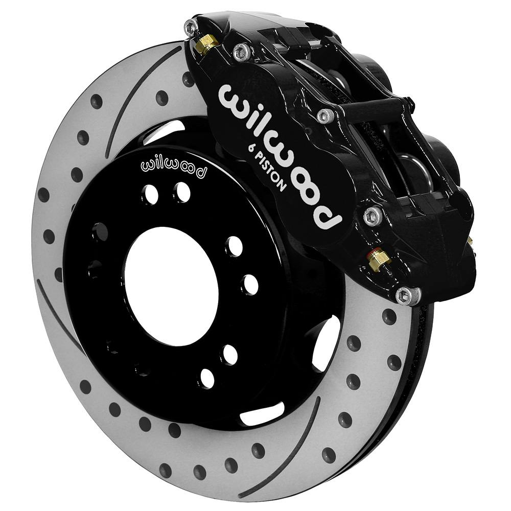 Wilwood 140-15302-D Superlite 6R Front Brake Kit, Drilled, C10/15