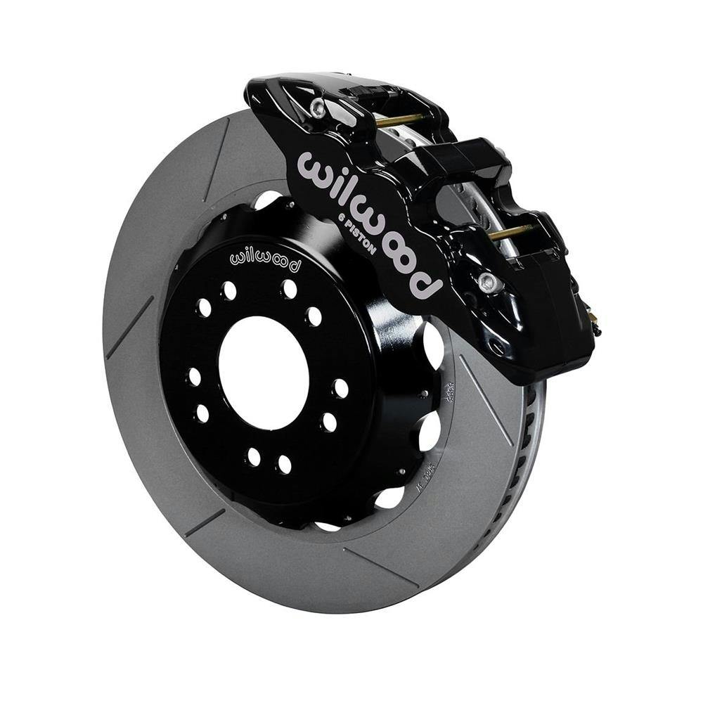 Wilwood 140-15305 AERO6 Big Front Brake Kit, Black Caliper